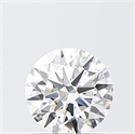 Lab Grown Diamond 1.07 Carats, Round with Ideal Cut, D Color, VS1 Clarity and Certified by IGI