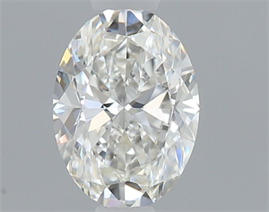 Picture of Natural Diamond 0.40 Carats, Oval with  Cut, H Color, VVS2 Clarity and Certified by GIA