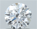 Diamante Natural 0.81 quilates, Redondo , Color E, claridad SI1 y certificado GIA