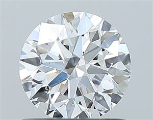 Foto Diamante Natural 0.81 quilates, Redondo , Color E, claridad SI1 y certificado GIA de