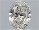 Diamante Natural 0.90 quilates, Ovalado , Color I, claridad SI1 y certificado GIA