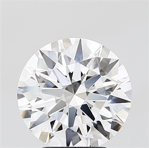 Picture of Lab Grown Diamond 3.05 Carats, Round with Ideal Cut, E Color, VVS2 Clarity and Certified by IGI