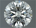 Natural Diamond 0.80 Carats, Round with Excellent Cut, I Color, VVS1 Clarity and Certified by IGI