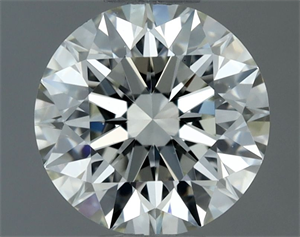 Picture of Natural Diamond 0.80 Carats, Round with Excellent Cut, I Color, VVS1 Clarity and Certified by IGI