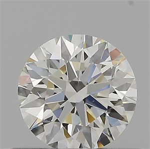 Picture of Natural Diamond 0.51 Carats, Round with Excellent Cut, I Color, VS1 Clarity and Certified by GIA