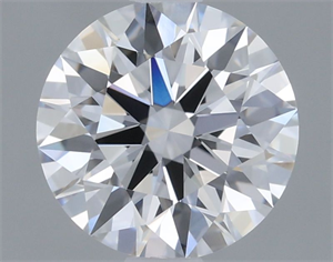 Picture of Lab Grown Diamond 1.08 Carats, Round with Ideal Cut, D Color, VVS2 Clarity and Certified by IGI