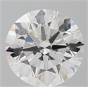 Lab Grown Diamond 4.09 Carats, Round with Ideal Cut, E Color, VS1 Clarity and Certified by IGI