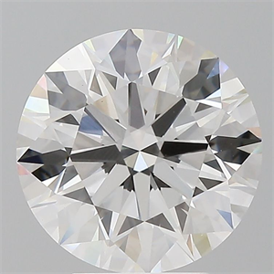 Picture of Lab Grown Diamond 4.09 Carats, Round with Ideal Cut, E Color, VS1 Clarity and Certified by IGI