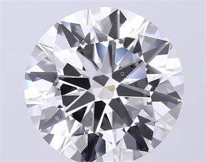 Picture of Lab Grown Diamond 10.13 Carats, Round with Excellent Cut, F Color, VS2 Clarity and Certified by IGI