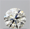 Natural Diamond 0.50 Carats, Round with Very Good Cut, M Color, VS1 Clarity and Certified by GIA