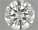 Natural Diamond 4.32 Carats, Round with Excellent Cut, K Color, IF Clarity and Certified by IGI