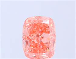 Picture of Lab Grown Diamond 3.07 Carats, CUSHION MODIFIED with  Cut, Fancy Intense Pink Color, VS1 Clarity and Certified by IGI