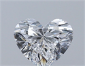 Natural Diamond 0.39 Carats, Heart with  Cut, D Color, VS2 Clarity and Certified by GIA