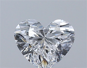 Picture of Natural Diamond 0.39 Carats, Heart with  Cut, D Color, VS2 Clarity and Certified by GIA