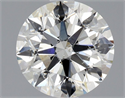Diamante Natural 1.30 quilates, Redondo , Color J, claridad SI2 y certificado GIA