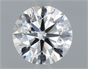Diamante Natural 0.57 quilates, Redondo , Color F, claridad VS1 y certificado GIA