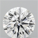 Lab Grown Diamond 1.02 Carats, Round with Ideal Cut, E Color, VS1 Clarity and Certified by IGI