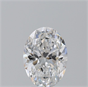 Natural Diamond 2.50 Carats, Oval with  Cut, D Color, SI1 Clarity and Certified by GIA