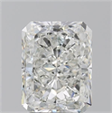 Natural Diamond 3.05 Carats, Radiant with  Cut, H Color, SI1 Clarity and Certified by GIA