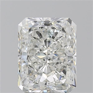 Picture of Natural Diamond 3.05 Carats, Radiant with  Cut, H Color, SI1 Clarity and Certified by GIA