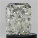 Natural Diamond 1.00 Carats, Radiant with  Cut, K Color, VVS2 Clarity and Certified by GIA
