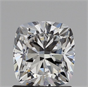 Natural Diamond 1.01 Carats, Cushion with  Cut, D Color, VVS1 Clarity and Certified by GIA