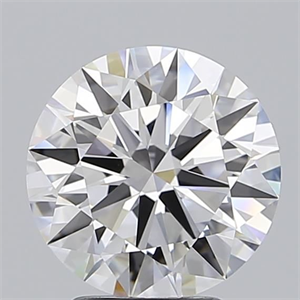 Picture of Lab Grown Diamond 3.05 Carats, Round with Ideal Cut, D Color, VVS1 Clarity and Certified by IGI