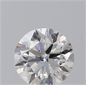 Natural Diamond 0.40 Carats, Round with Very Good Cut, F Color, SI2 Clarity and Certified by GIA