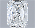 Diamante Natural 0.50 quilates, Radiante , Color F, claridad SI1 y certificado GIA