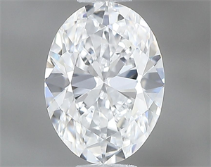 Picture of Natural Diamond 0.45 Carats, Oval with  Cut, D Color, VVS1 Clarity and Certified by GIA