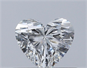 Natural Diamond 0.36 Carats, Heart with  Cut, F Color, VS1 Clarity and Certified by GIA