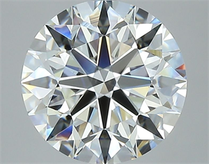 Picture of Natural Diamond 2.50 Carats, Round with Excellent Cut, H Color, VVS1 Clarity and Certified by GIA