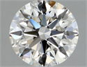 Natural Diamond 0.47 Carats, Round with Excellent Cut, F Color, VVS2 Clarity and Certified by GIA