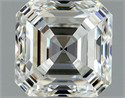 Natural Diamond 1.01 Carats, Asscher with  Cut, G Color, IF Clarity and Certified by GIA