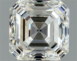 Picture of Natural Diamond 1.01 Carats, Asscher with  Cut, G Color, IF Clarity and Certified by GIA