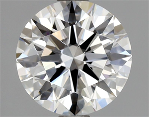 Picture of Natural Diamond 1.51 Carats, Round with Excellent Cut, D Color, FL Clarity and Certified by GIA