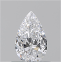 Diamante Natural 0.51 quilates, De pera , Color D, claridad VVS1 y certificado GIA