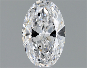 Foto Diamante Natural 0.50 quilates, Ovalado , Color D, claridad SI2 y certificado GIA de