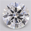 Lab Grown Diamond 7.01 Carats, Round with Excellent Cut, F Color, SI1 Clarity and Certified by IGI