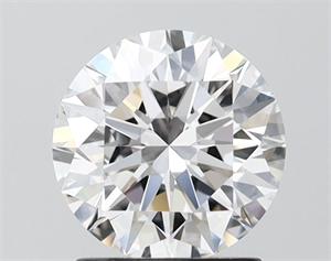 Picture of Lab Grown Diamond 1.51 Carats, Round with Ideal Cut, D Color, VVS2 Clarity and Certified by IGI