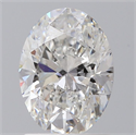 Natural Diamond 1.20 Carats, Oval with  Cut, F Color, SI1 Clarity and Certified by GIA