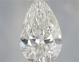 Picture of Natural Diamond 0.40 Carats, Pear with  Cut, F Color, VS1 Clarity and Certified by IGI