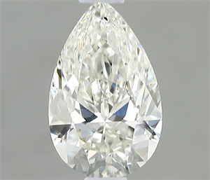 Picture of Natural Diamond 0.40 Carats, Pear with  Cut, H Color, SI1 Clarity and Certified by IGI