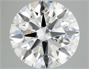 Lab Grown Diamond 5.03 Carats, Round with Ideal Cut, E Color, VVS2 Clarity and Certified by IGI