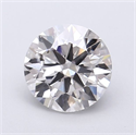 Del inventario de diamantes de laboratorio, 1.26 quilates, Redondo , Color G, claridad VVS2 y certificado IGI