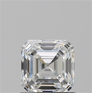 Foto Diamante Natural 1.01 quilates, Asscher , Color H, claridad VS1 y certificado GIA de