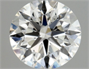 Diamante Natural 0.41 quilates, Redondo , Color G, claridad IF y certificado GIA
