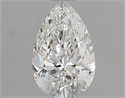 Natural Diamond 0.80 Carats, Pear with  Cut, H Color, SI2 Clarity and Certified by GIA