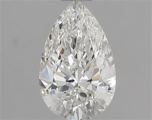 Picture of Natural Diamond 0.80 Carats, Pear with  Cut, H Color, SI2 Clarity and Certified by GIA