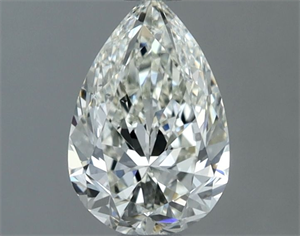 Picture of Natural Diamond 0.70 Carats, Pear with  Cut, H Color, VS2 Clarity and Certified by IGI